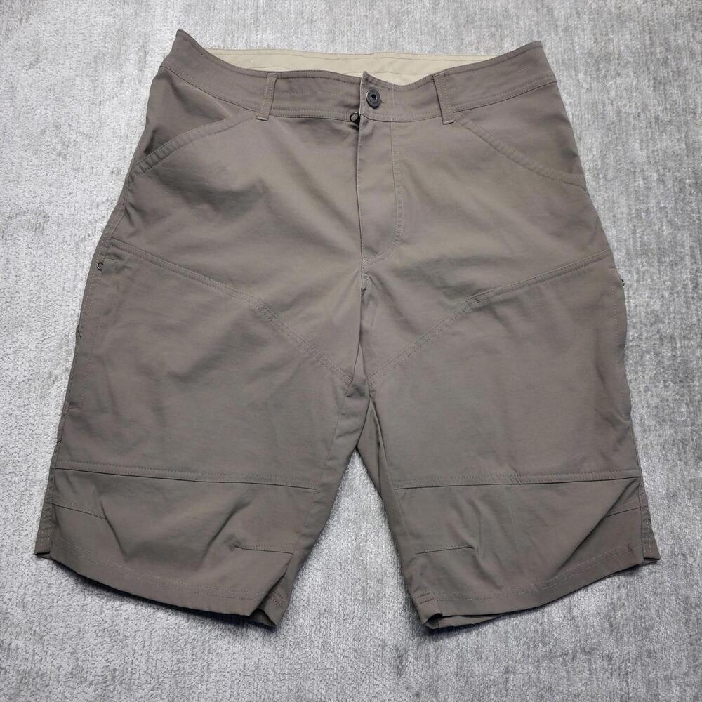 Kuhl Shorts Mens 34‎ Gray Outdoor Hiking Trail Quick Dry Lightweight Zip Pocket